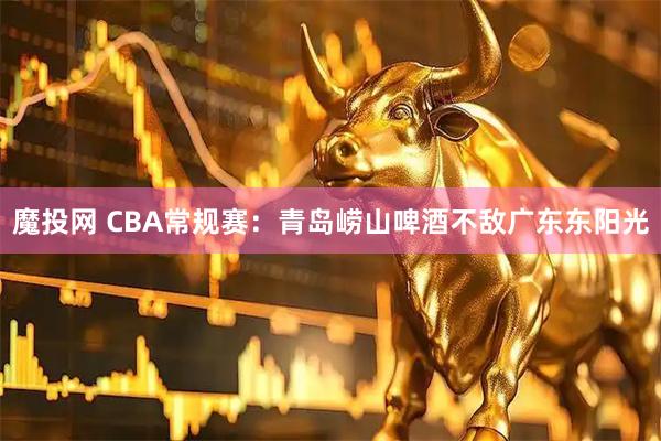 魔投网 CBA常规赛：青岛崂山啤酒不敌广东东阳光